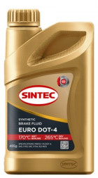 Жидкость тормоз. ДОТ-4 Sintec  EURO 0,455гр (1*28шт)