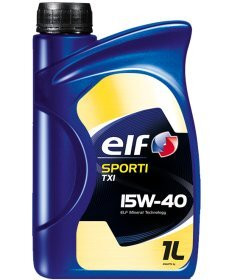 Масло мотор. 15W40 ELF SPORTI TXI API SL/CF ACEA A3/B3 пластик (1 л.) 1*12 шт.