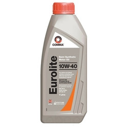 Масло мотор. 10W40 COMMA Eurolite (1 л.) пластик 1*12 шт.