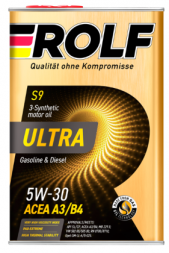 Масло мотор. 5W30 ROLF ULTRA A3/B4 SL/CF  (4л) 1*4шт