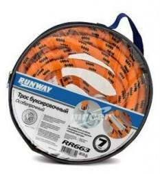 RR661 Трос буксировочный с крюками 10 т. в пакете 1*15 шт.