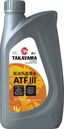 Масло трансм.  ATF lll TAKAYAMA ПЛАСТИК (1л) 1*12шт