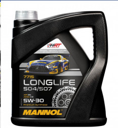 Масло мотор. 5W30 MANNOL 7715 O.E.M. for VW Audi Skoda (4л.)