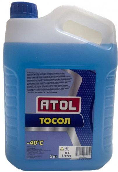 Тосол A-40 ATOL   (3 кг) 1*4шт