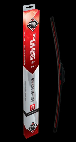 Щетка стеклоочистителя бескаркасная AWM B 15 R (380мм) (12шт)