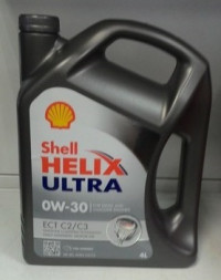 Масло мотор. Shell  0W30 Ultra ECT С2/C3 (4л) (золотистая) 1*4 шт.