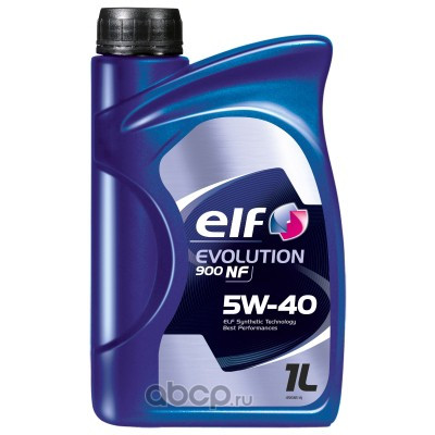 Масло мотор.  5W40 ELF Evolution 900 NF SL/CF A3/B4 пластик (1 л.) 1*18 шт.