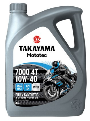Масло мотор. 4T 10W-40 TAKAYAMA Mototec 7000 SN JASO MA-2 (4л) 1*4шт