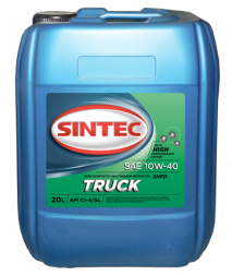 Масло мотор. SINTEC TRUCK SAE 10W40 CI-4/SL 20л