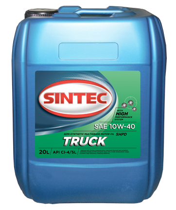 Масло мотор. SINTEC TRUCK SAE 10W40 CI-4/SL 20л