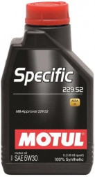 Масло мотор.  5W30 MOTUL SPECIFIC MB 229.52 SN C3 пластик (1 л.) 1*12 шт.