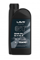 Ln7901 Масло трансм. 75W90 GT GEAR OIL  G4/5, LAVR MOTO  1 л 1*16шт