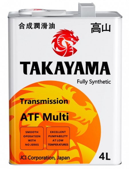 Масло трансм.  ATF Multi TAKAYAMA (4л) 1*4шт