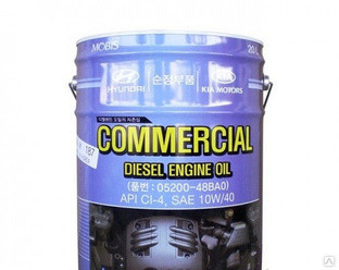 Масло мотор. 10W40 Hyundai/KIA Commercial Diesel  полусинт., 20 л.