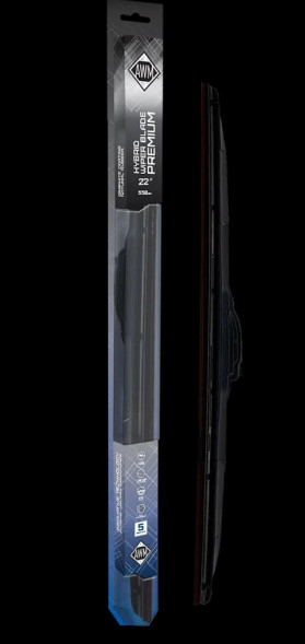 Щетка стеклоочистителя бескаркасная AWM B 22 R (550мм) (12шт)