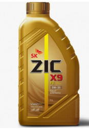 Масло мотор.  5W30 ZIC X9 FE SP A5/B5 (FORD) пластик (1 л.) 1*12 шт.
