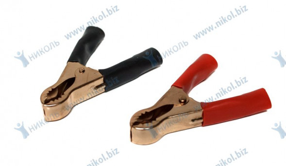 Крокодил проводов прикуривания (8 см) про-во К