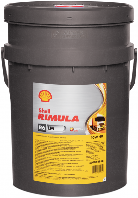 Масло мотор. 10W40 Shell Rimula R6 LM (20 л.)