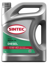 Масло мотор. 15W40 SINTEC DIESEL CF-4/SJ   (5л) 1*4шт