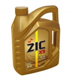 Масло мотор.  5W30 ZIC X9 FE SP A5/B5 (FORD) пластик (4 л.) 1*4 шт.