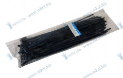 Хомут пластик 4,8*350 мм черн. (уп=100шт) (стяжка кабельная) NOVA-PRO