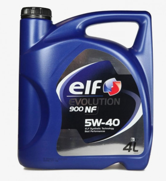 Масло мотор.  5W40 ELF Evolution 900 NF API SL/CF ACEA A3/B4 пластик (4 л.) 1*3 шт.