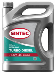 Масло мотор. SINTEC TURBO DIESEL SAE 10W40 API CF-4/CF/SJ 5л (1*4шт)