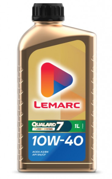 Масло мотор. 10W40 LEMARC QUALARD 7 Turbo Diesel SN/CF A3/B4 (1 л.) 1*12 шт.