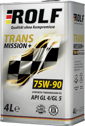 Масло трансм. ROLF Transmission SAE 75W90 API GL-4/5 (4л) 1*4шт