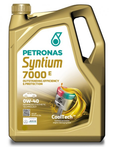 Масло мотор. 0W40 PETRONAS SYNTIUM 7000 E 4л (1*4шт)
