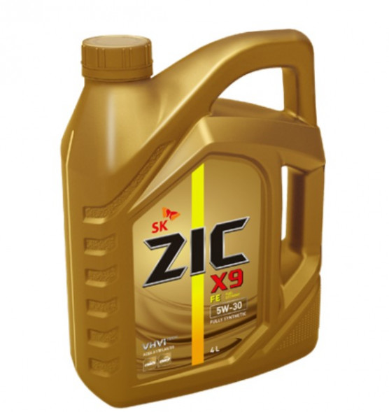 Масло мотор.  5W30 ZIC X9 FE API SP ACEA A5/B5 (FORD) (синт.) (4 л.) пластик 1*4 шт.