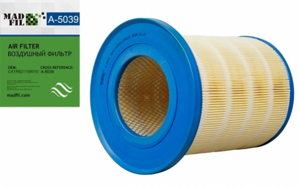 MADFIL Фильтр воздушный, C41R921109010 Грибок высокий