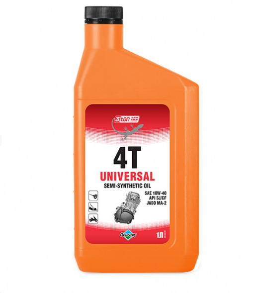 ST-504 Масло мотор. 4T 10W-40 SJ/CF 3ton/Country  1л (12шт)