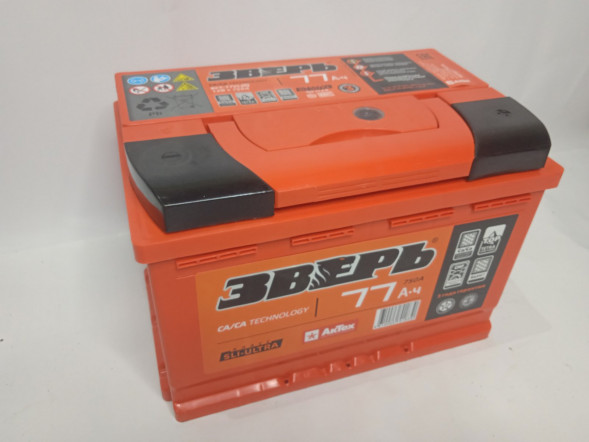 Аккумулятор 6 СТ - 77 ЗВЕРЬ EFB ( п.т.780А) евро