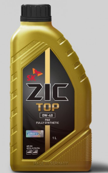 Масло мотор.  0W40 ZIC TOP API SN/CF ACEA  A3/B4 (синт.) (4 л.) пластик 1*4 шт.