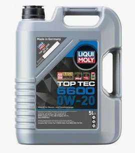 Масло мотор.  0W20 Liqui Moly Top Tec 6600 SP C5/C6 GF-6A пластик (5 л.) 1*4 шт. (21411)
