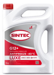 Антифриз A-40 Sintec LUX G12+ (КРАСНЫЙ) 3кг (1*4шт)
