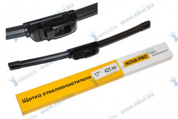 Щетка ст/оч бескаркасная 17&quot; 425мм NOVA-PRO