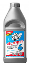 Жидкость тормоз. Turtle Race SUPER ДОТ-4 0,455гр (1*25шт) tk 230оС