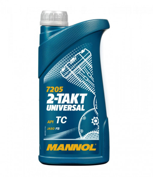 Масло мотор. 2-Takt MANNOL минеральн. 7205 UNIVERSAL (1л.) 1*20шт.