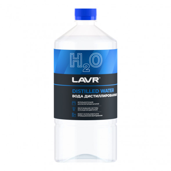 Ln5001 Вода дистиллированная, LAVR 1 л 1*18шт