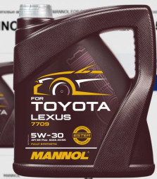 Масло мотор. 5W30 MANNOL 7709 O.E.M. for TOYOTA LEXUS SN, C2/C3, A1/B1-12,A5/B5 (4л.) пластик 1*4шт