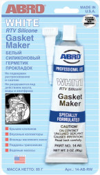 Герметик прокладок ABRO белый (США) (85 гр.) 1*12 шт.(14ABRW)