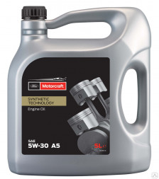 Масло мотор. 5W30 FORD Motorcraft A5  A1/B1/A5/B5,  SM/CF (5л) 1*4 шт