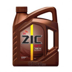 ZIC Транс. масло синтетич. GFT SAE 75W90 API GL-4/GL-5 (1л) 1*12шт