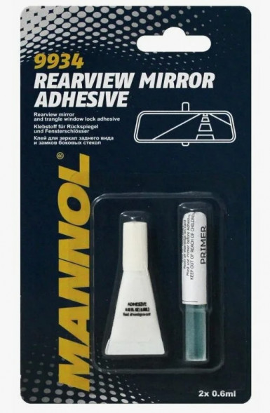 Клей для зеркал зад. вида и замков бок. стекол (2*0,6 мл) 9934 1*20шт.