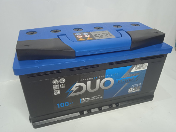 Аккумулятор 6 СТ-100 DUO( п.т.820А)  евро