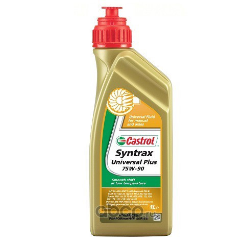 Масло трансм.  75W90 Castrol Syntrax Universal Plus GL4/GL5 (1л)