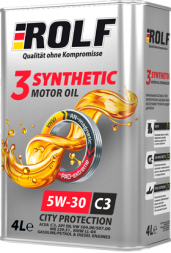 Масло мотор. ROLF 3-SYNTHETIC SAE 5W30 ACEA C3 4л (1*4шт)