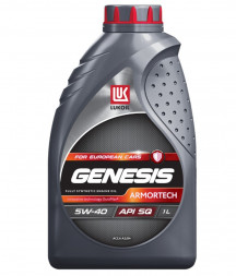Масло мотор.  5W40 ЛУКОЙЛ GENESIS ARMORTECH  SQ/CF  (1л) 1*12шт